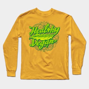 healthy vegan Long Sleeve T-Shirt